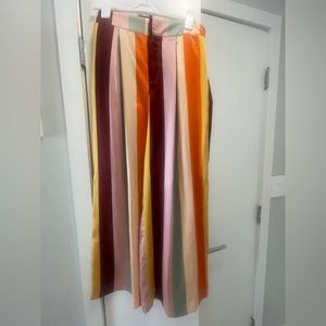 Fe Noel Target striped satin feel pant. NWT.